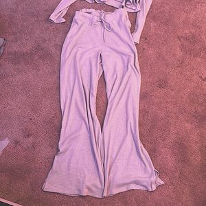 WAFFLE MATERIAL COMFY PANTS💕